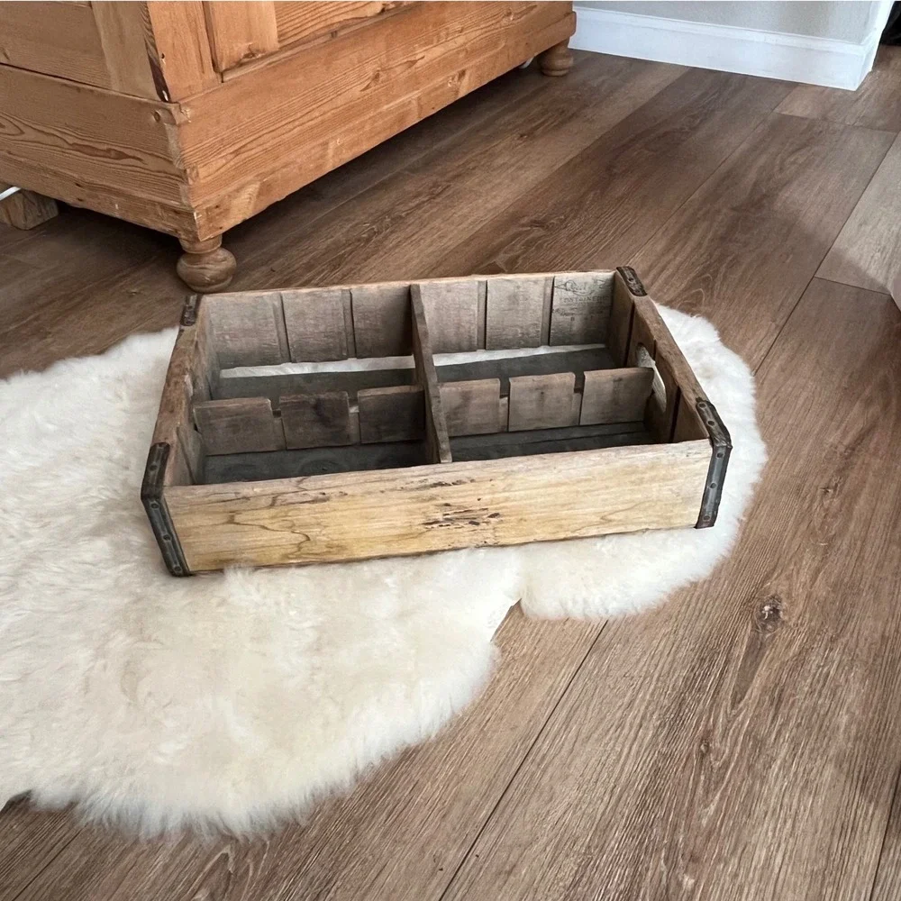 Vintage Wooden Shipping Crate